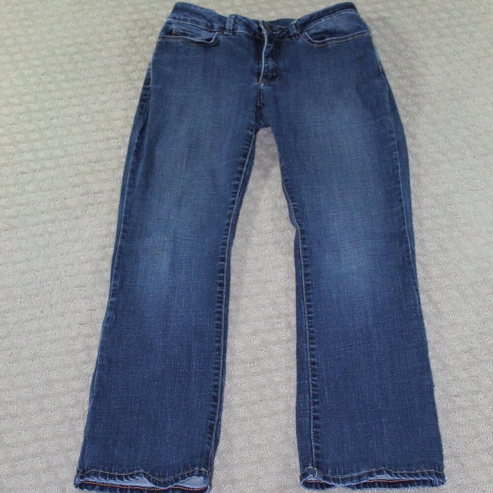Lee Women's 6 / 28 Modern Series Curvy Fit Bootcut Blue Jeans